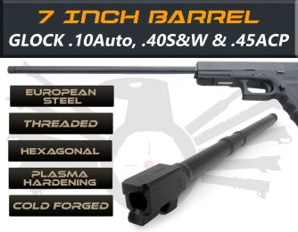 Glock 41 .10 auto caliber - 7.5" Threaded Barrel