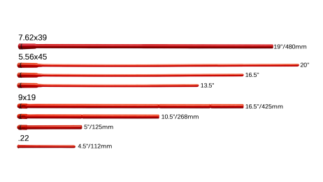 7.62x39 19" Safety Rod